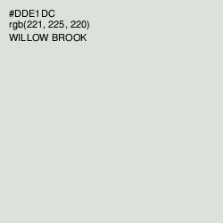 #DDE1DC - Willow Brook Color Image